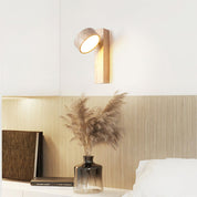 Kyparissos - Travertine and Walnut Wall Light