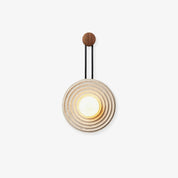 Halimede - Tree Ring Travertine Wall Lamp