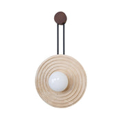 Halimede - Tree Ring Travertine Wall Lamp