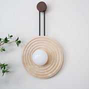 Halimede - Tree Ring Travertine Wall Lamp
