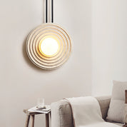 Halimede - Tree Ring Travertine Wall Lamp