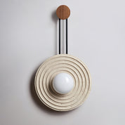 Halimede - Tree Ring Travertine Wall Lamp