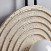 Halimede - Tree Ring Travertine Wall Lamp