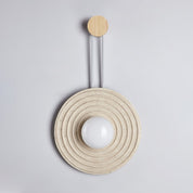 Halimede - Tree Ring Travertine Wall Lamp