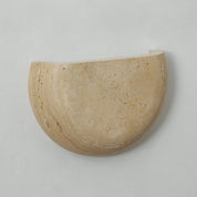Peitho - Travertine Bowl Wall Light
