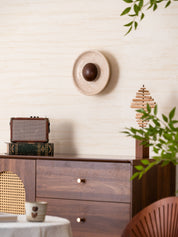 Aether - Travertine Halo Wall Light