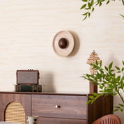 Aether - Travertine Halo Wall Light