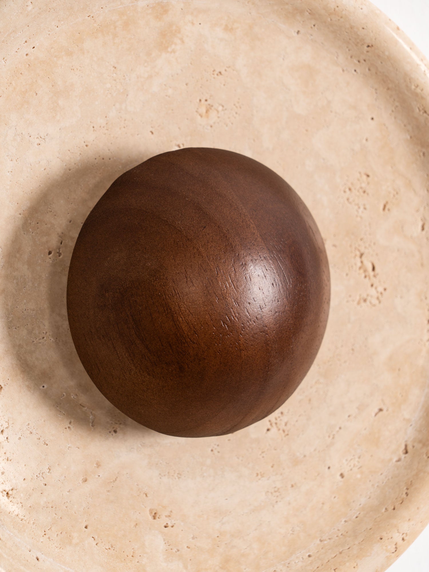 Aether - Travertine Halo Wall Light
