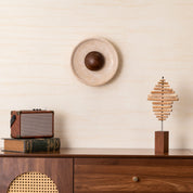 Aether - Travertine Halo Wall Light