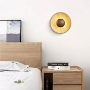 Aether - Travertine Halo Wall Light