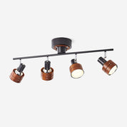 Iphitos - Wood Head Track Lighting