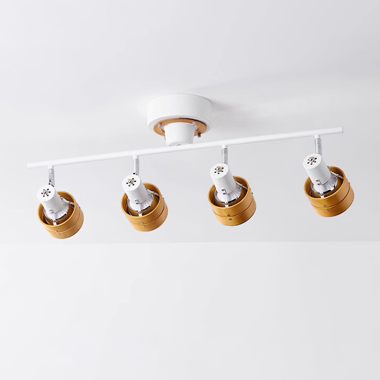 Iphitos - Wood Head Track Lighting