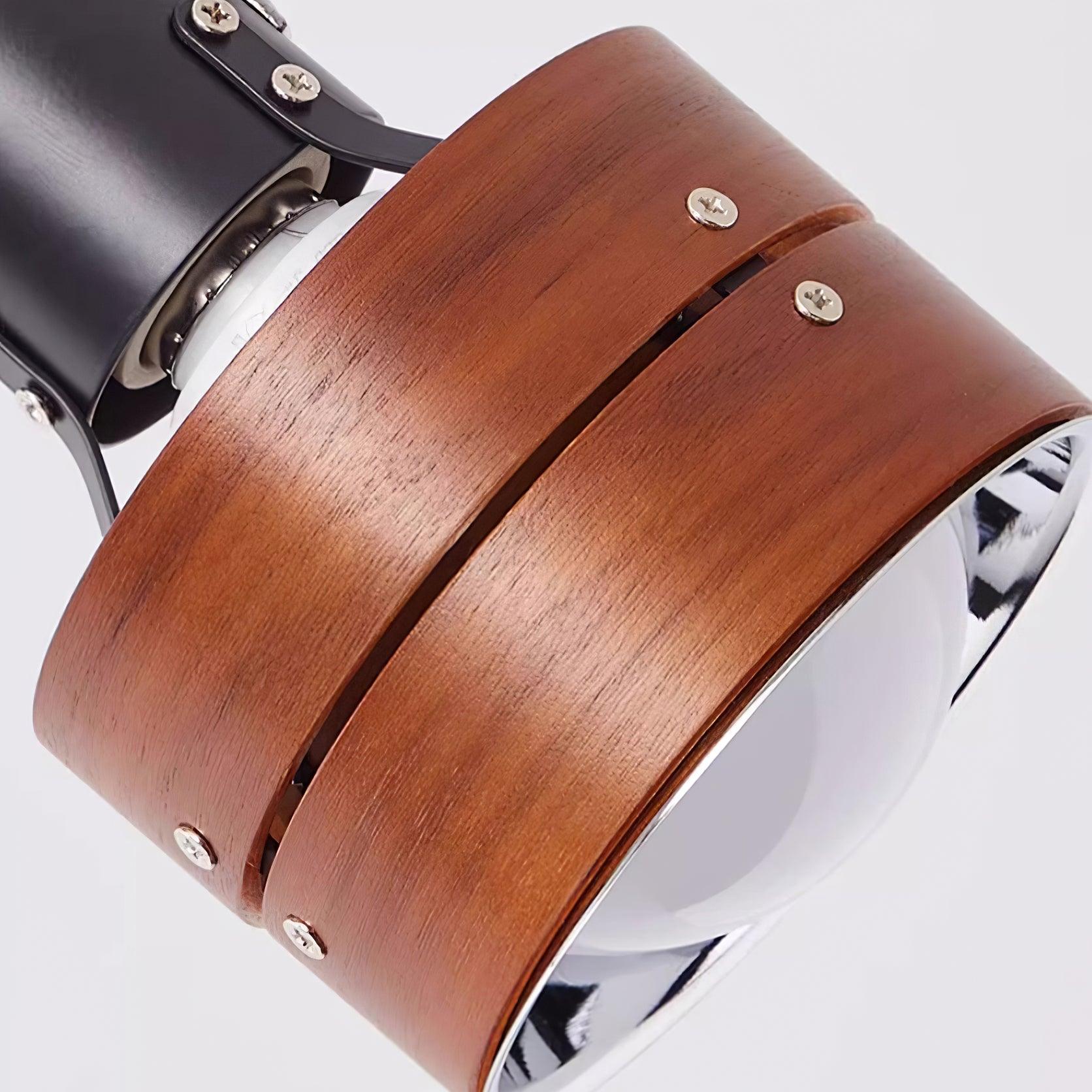 Iphitos - Wood Head Track Lighting