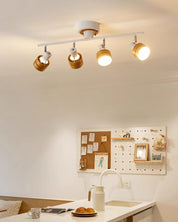 Iphitos - Wood Head Track Lighting