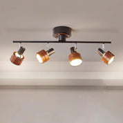 Iphitos - Wood Head Track Lighting