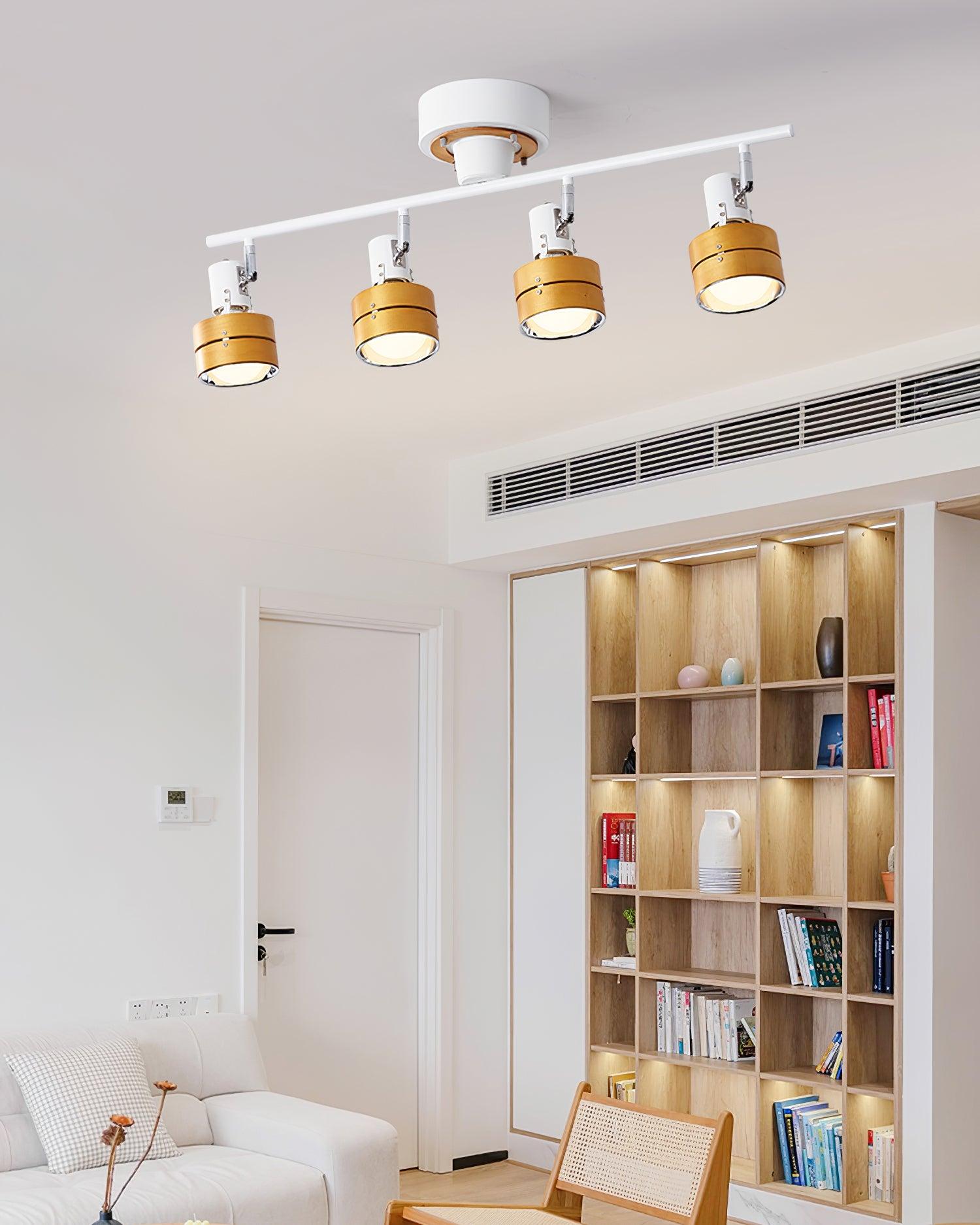 Iphitos - Wood Head Track Lighting
