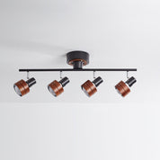 Iphitos - Wood Head Track Lighting
