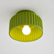 Rhode - Pleated Resin Ceiling Lamp