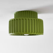 Rhode - Pleated Resin Ceiling Lamp