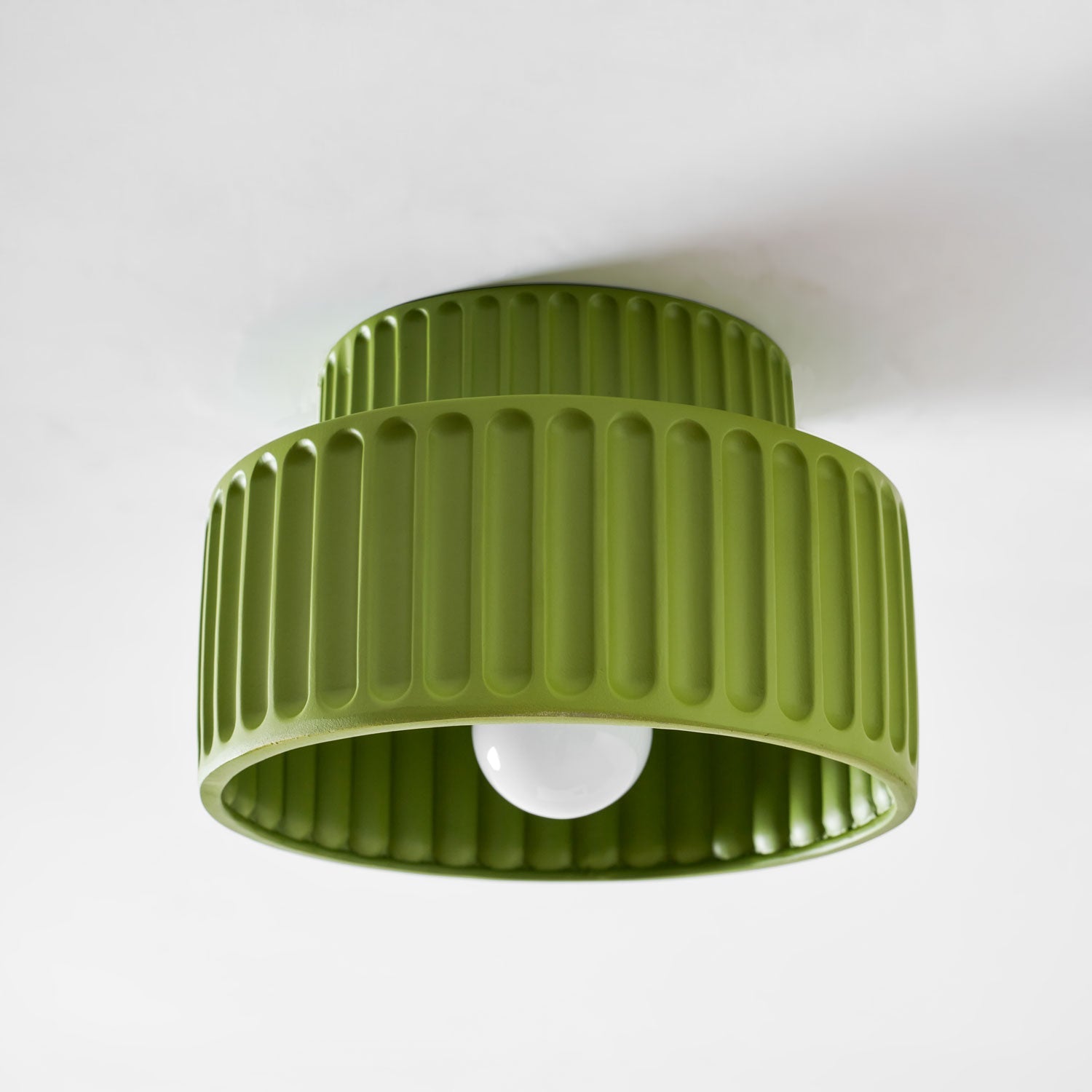 Rhode - Pleated Resin Ceiling Lamp