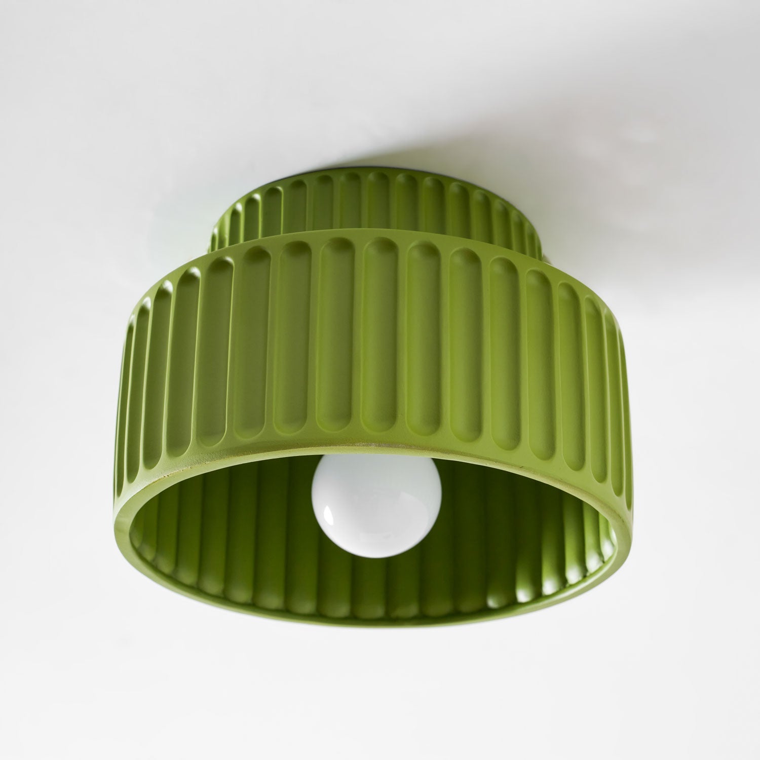 Rhode - Pleated Resin Ceiling Lamp