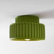 Rhode - Pleated Resin Ceiling Lamp