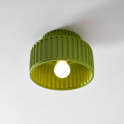 Rhode - Pleated Resin Ceiling Lamp
