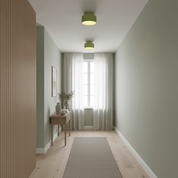 Rhode - Pleated Resin Ceiling Lamp