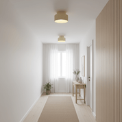 Rhode - Pleated Resin Ceiling Lamp