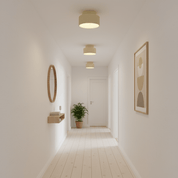 Rhode - Pleated Resin Ceiling Lamp