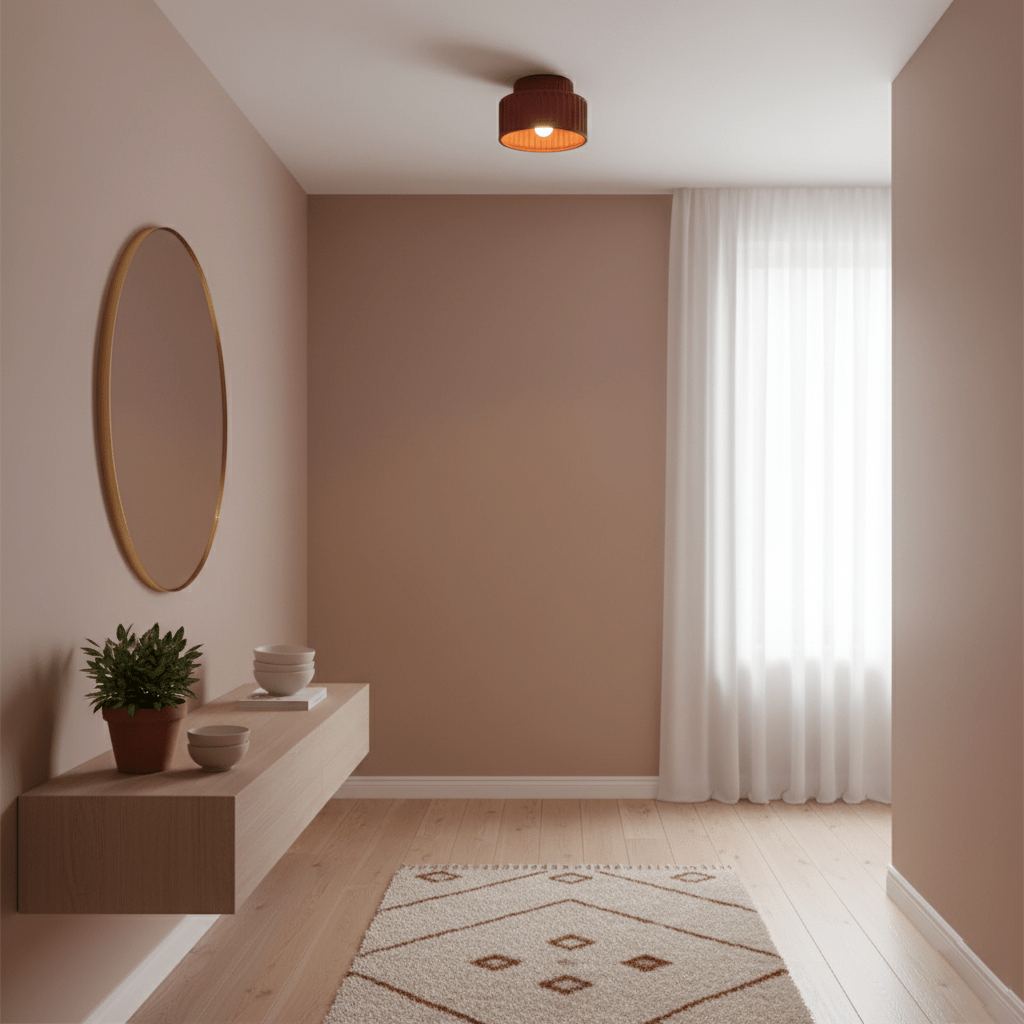 Rhode - Pleated Resin Ceiling Lamp