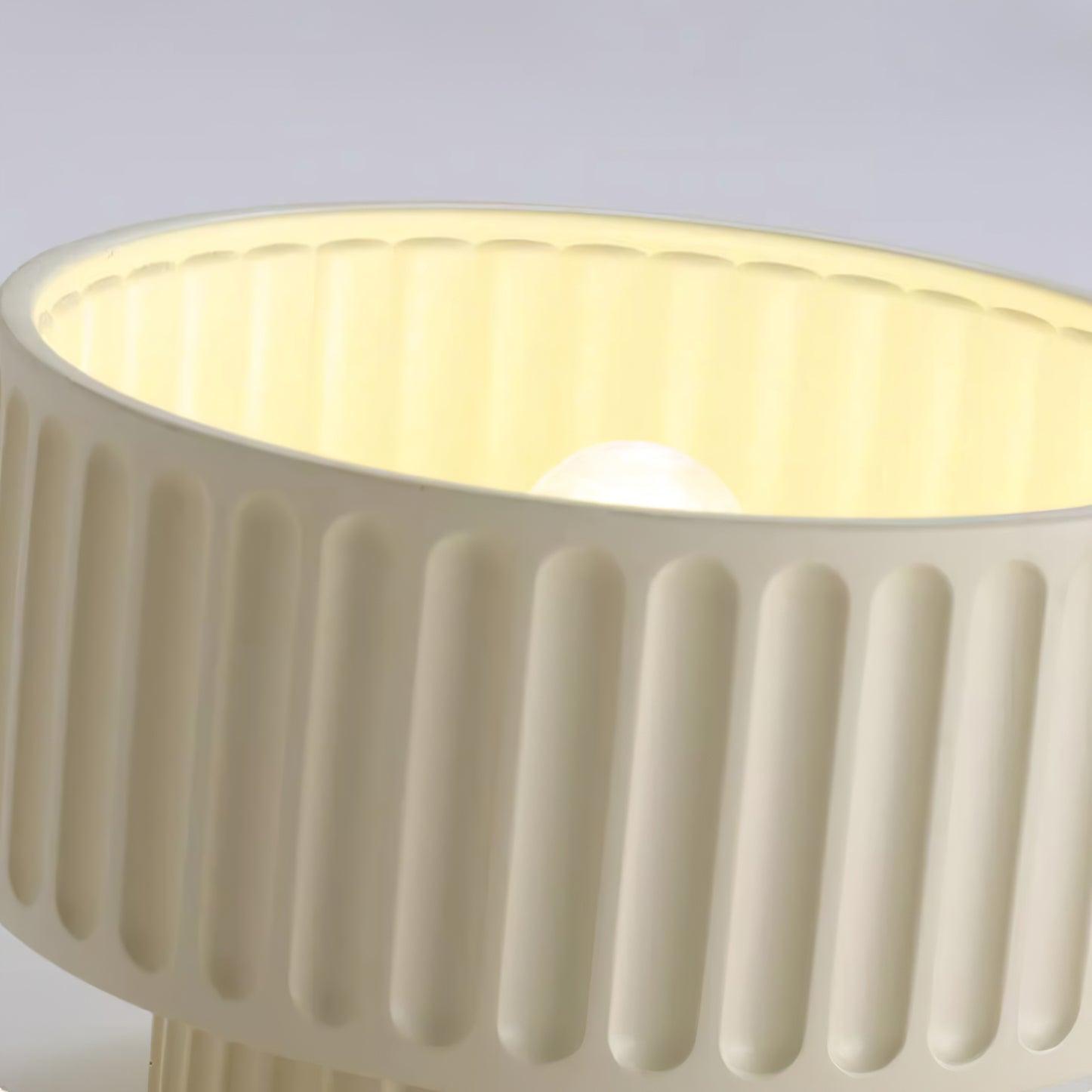 Rhode - Pleated Resin Ceiling Lamp
