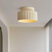 Rhode - Pleated Resin Ceiling Lamp