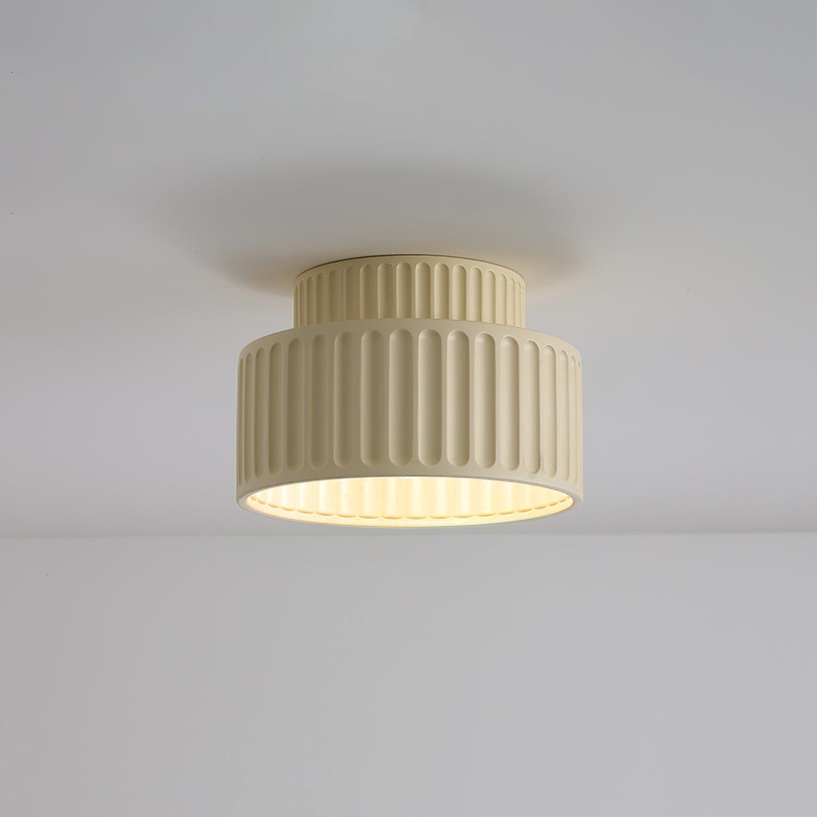 Rhode - Pleated Resin Ceiling Lamp