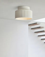Rhode - Pleated Resin Ceiling Lamp