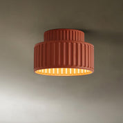Rhode - Pleated Resin Ceiling Lamp