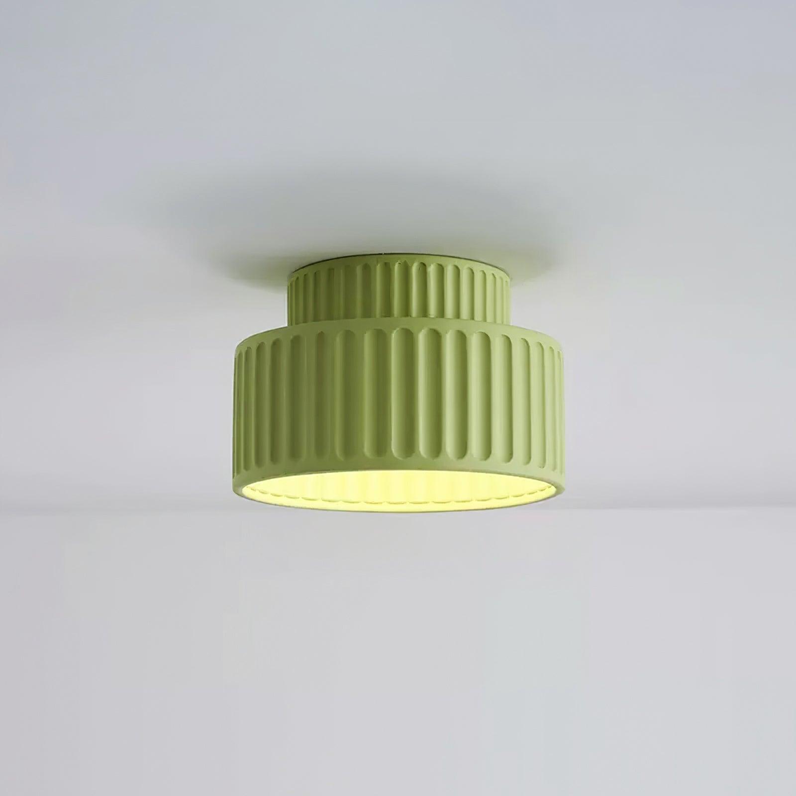 Rhode - Pleated Resin Ceiling Lamp