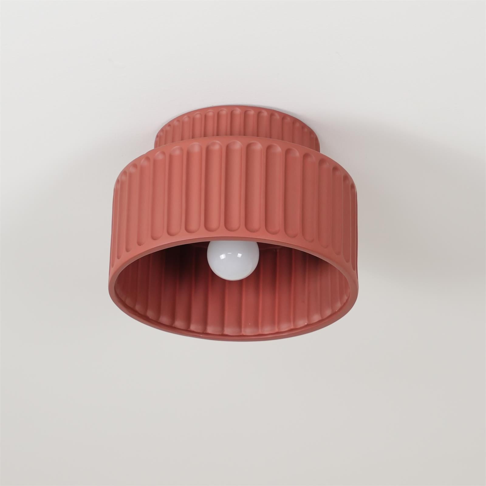 Rhode - Pleated Resin Ceiling Lamp