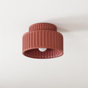 Rhode - Pleated Resin Ceiling Lamp