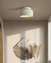 Rhode - Pleated Resin Ceiling Lamp