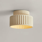 Rhode - Pleated Resin Ceiling Lamp
