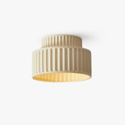 Rhode - Pleated Resin Ceiling Lamp