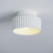 Rhode - Pleated Resin Ceiling Lamp
