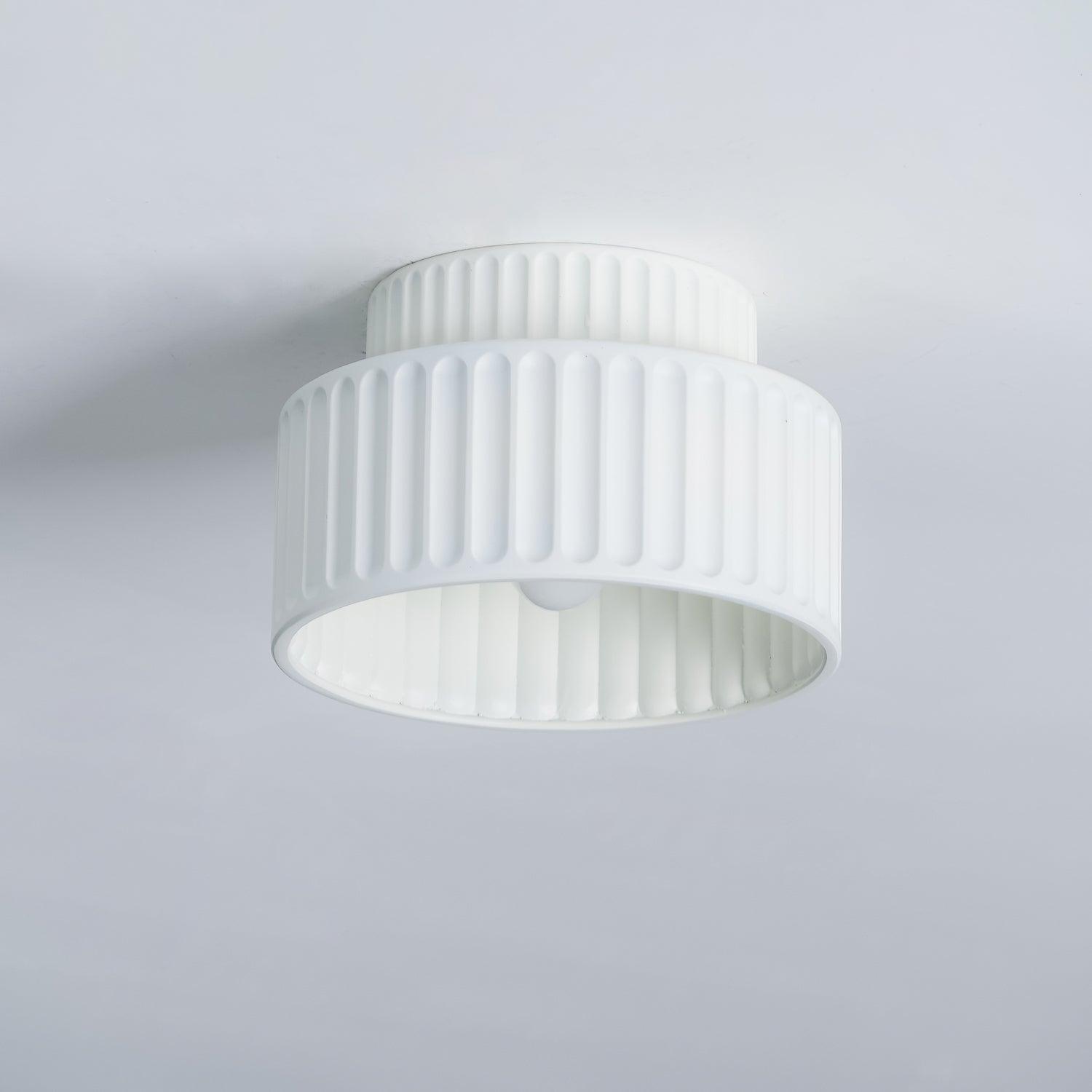 Rhode - Pleated Resin Ceiling Lamp