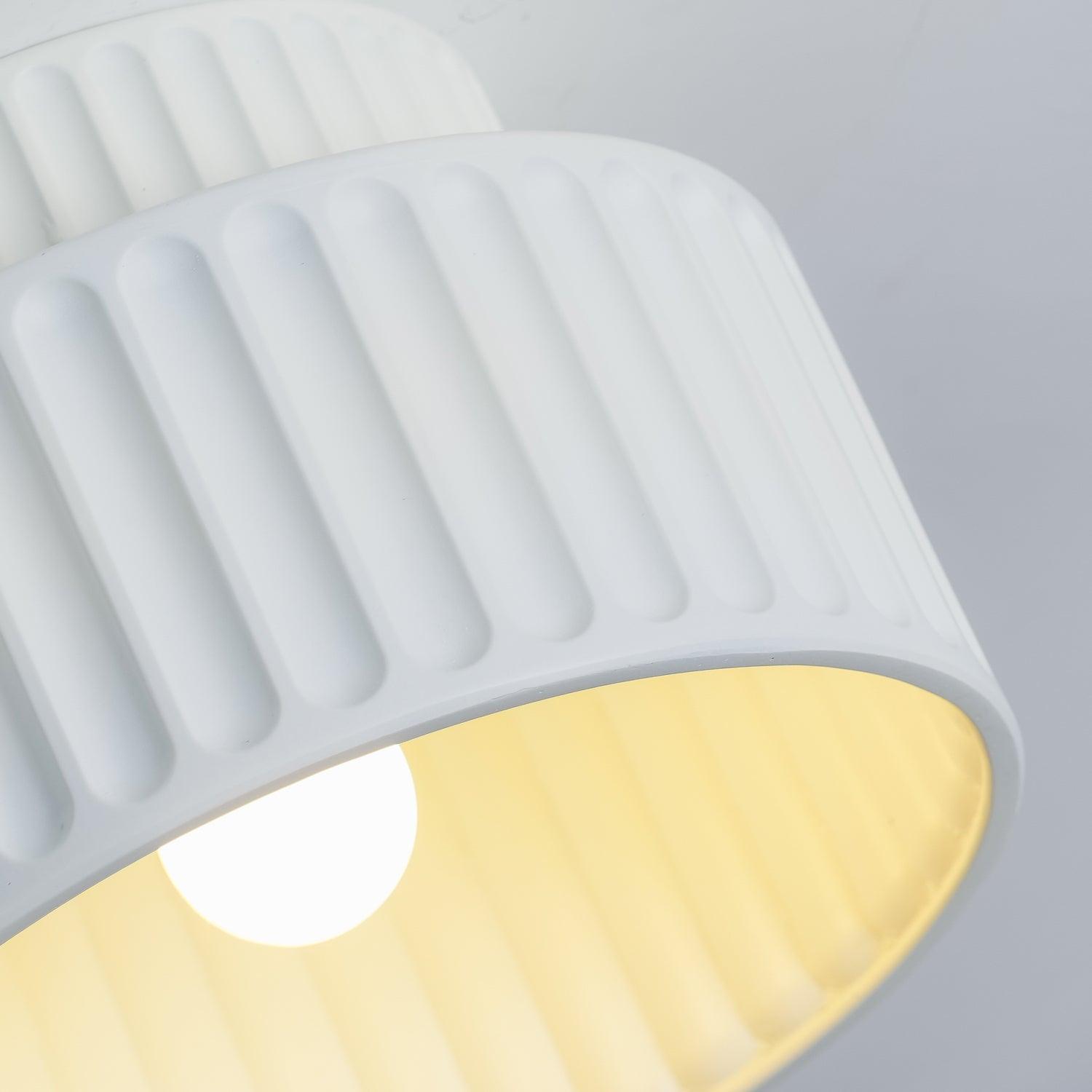 Rhode - Pleated Resin Ceiling Lamp