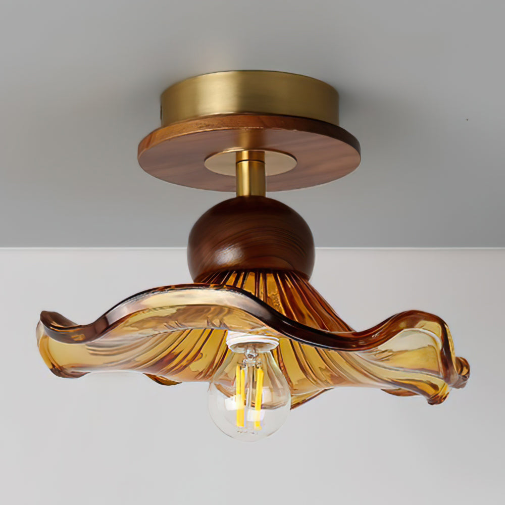 Kapok Wood Ceiling Light – detail 3