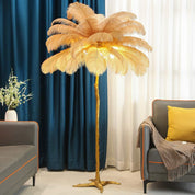 Phoinike - Ostrich Feather Floor Lamp