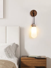 Tyro - Knotted Cord Travertine Sconce