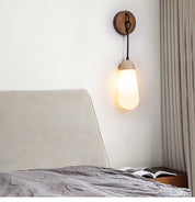 Tyro - Knotted Cord Travertine Sconce
