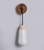 Tyro - Knotted Cord Travertine Sconce